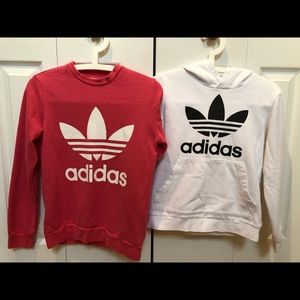 Girls Adidas Sweatshirts sz Medium
